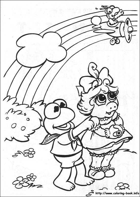 Muppet Babies coloring picture